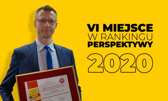 AEH na 6. miejscu w Rankingu Uczelni Niepublicznych Perspektywy